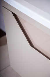 Бриклаер Тумба с раковиной Брайтон 80 (Mario) глиняный серый – фотография-10